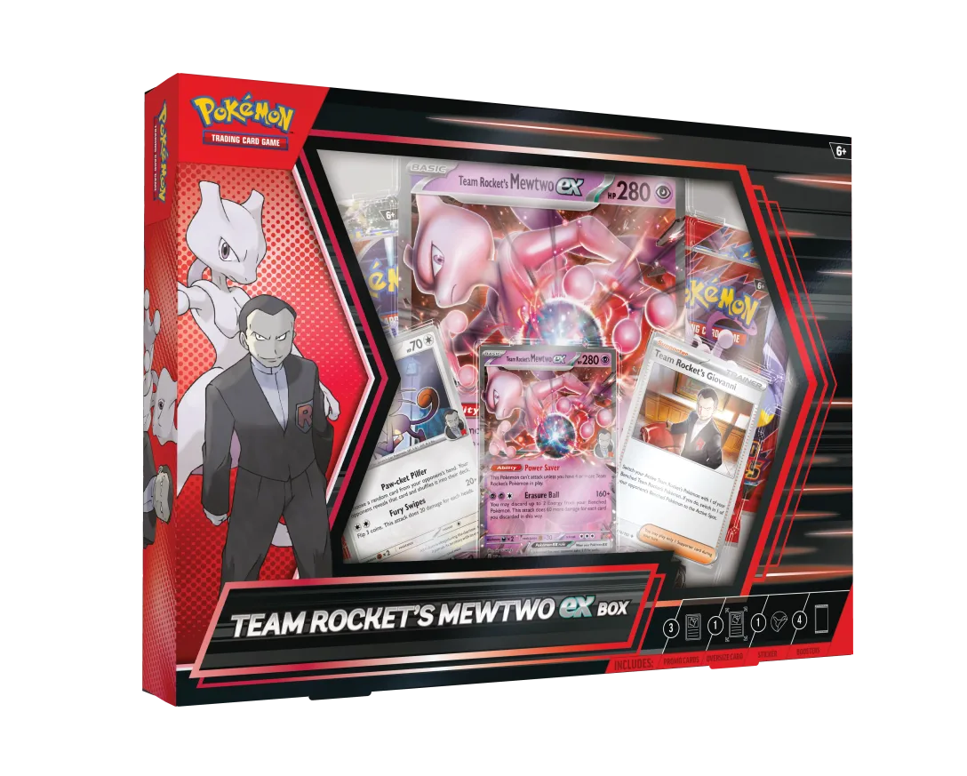 Pokémon TCG: Team Rocket's Mewtwo EX Box (EN)