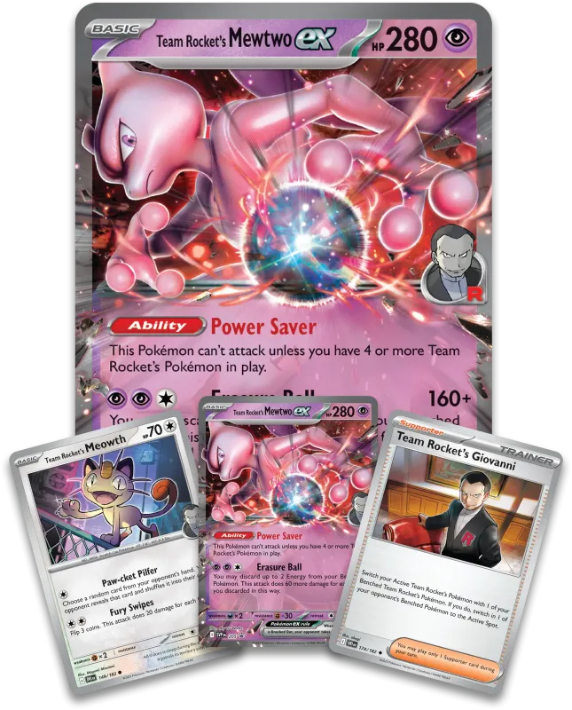 Pokémon TCG: Team Rocket's Mewtwo EX Box (EN)