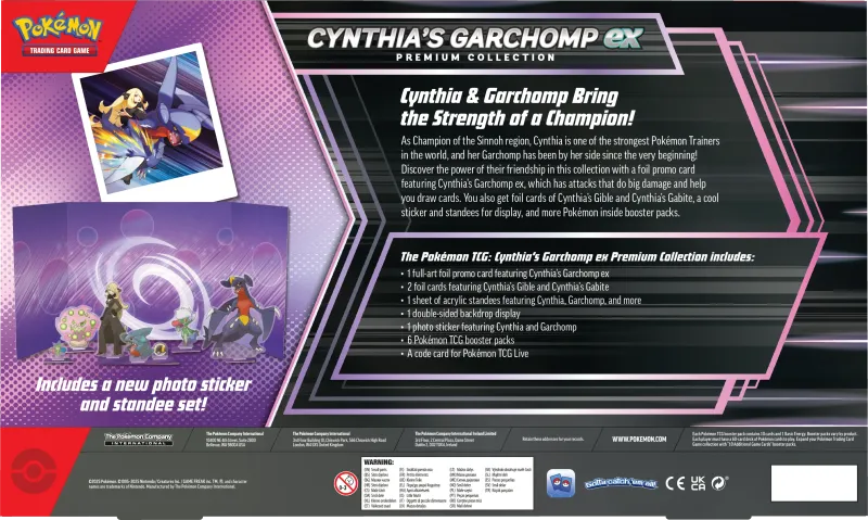 Pokémon TCG: Cynthia's Garchomp ex - Premium Collection (EN)