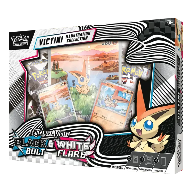 Pokémon TCG: Black Bolt & White Flare - Unova Victini Illustration Collection (EN)