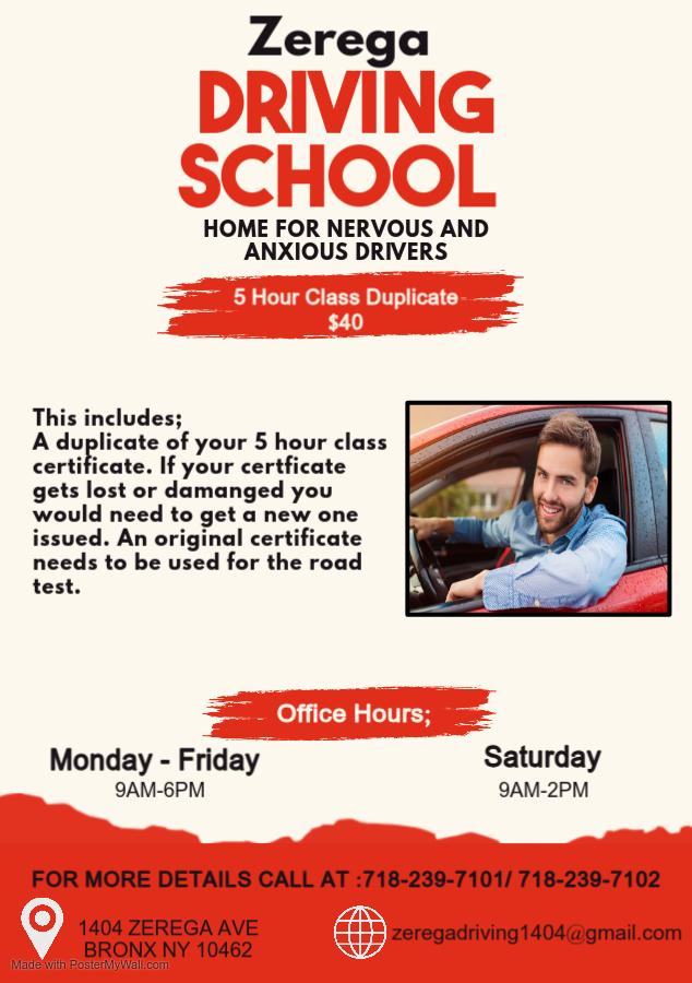 5 hour Class Duplicate 