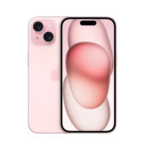 Apple iPhone 15 Rosa (128 GB) | Chip A16 Bionic, Cámara 48 MP | Distribuidor Autorizado México