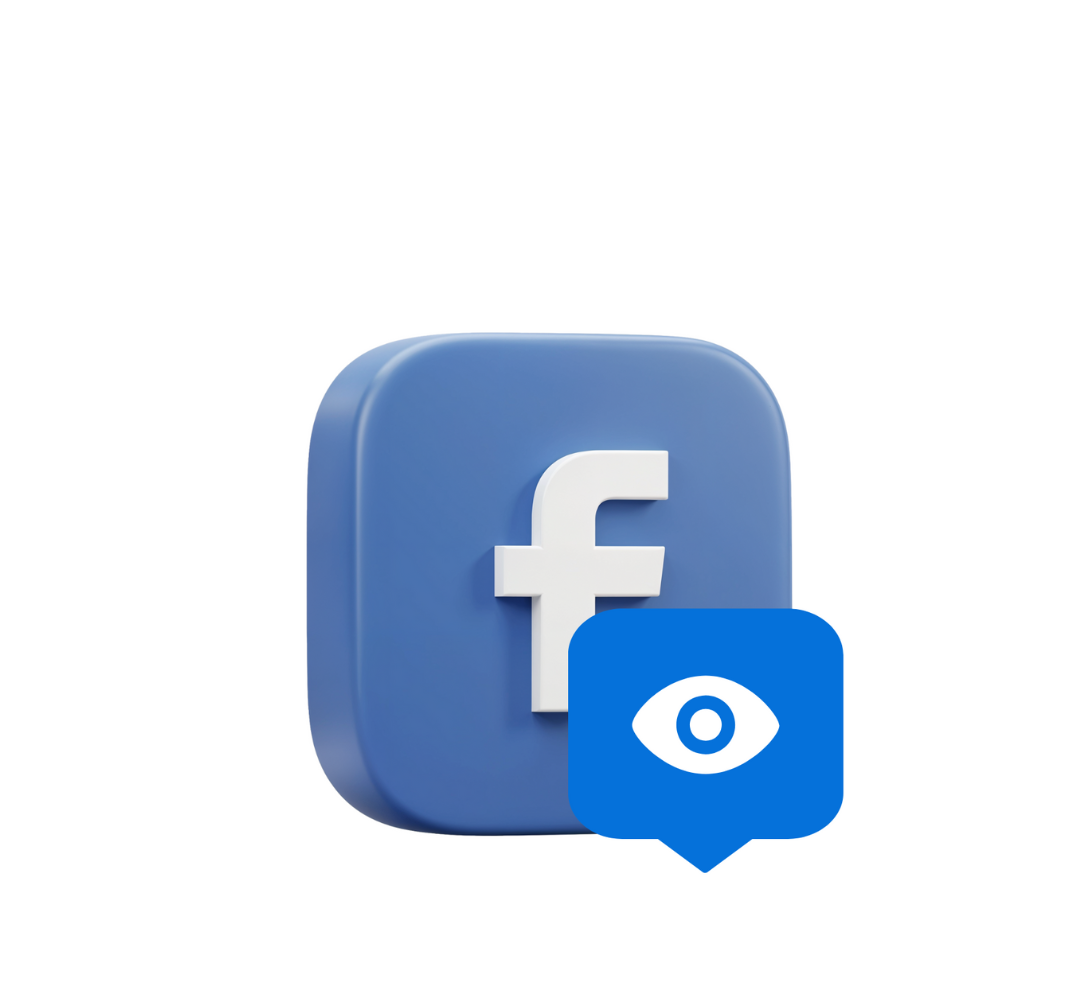 Visualizaciones reales para Facebook