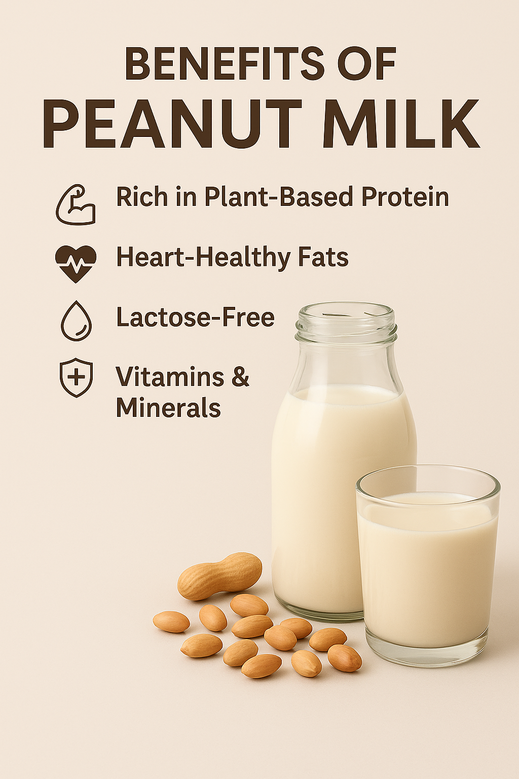 Fresh Groundnut/ Peanut Milk