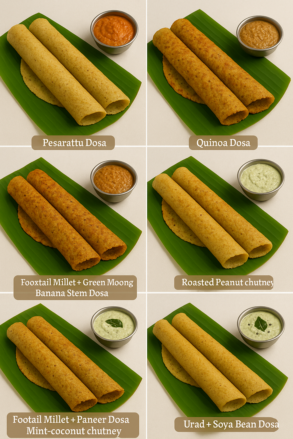 Protein Fiber Dosa Power Pack (Mon–Sat)