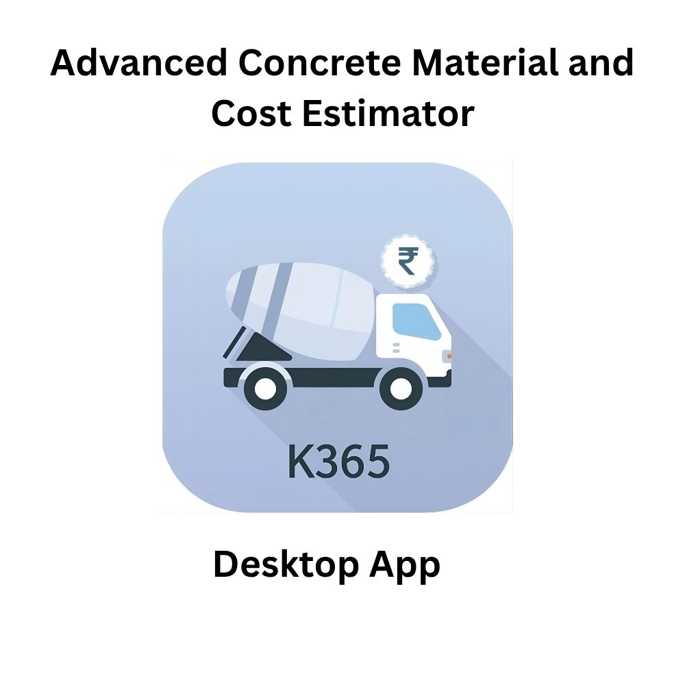 K365's Advanced Concrete Material and Cost Estimator
