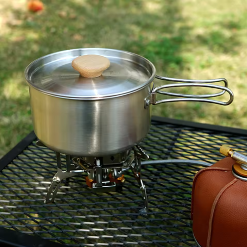 Stainless Steel Cooking Pot with Lid