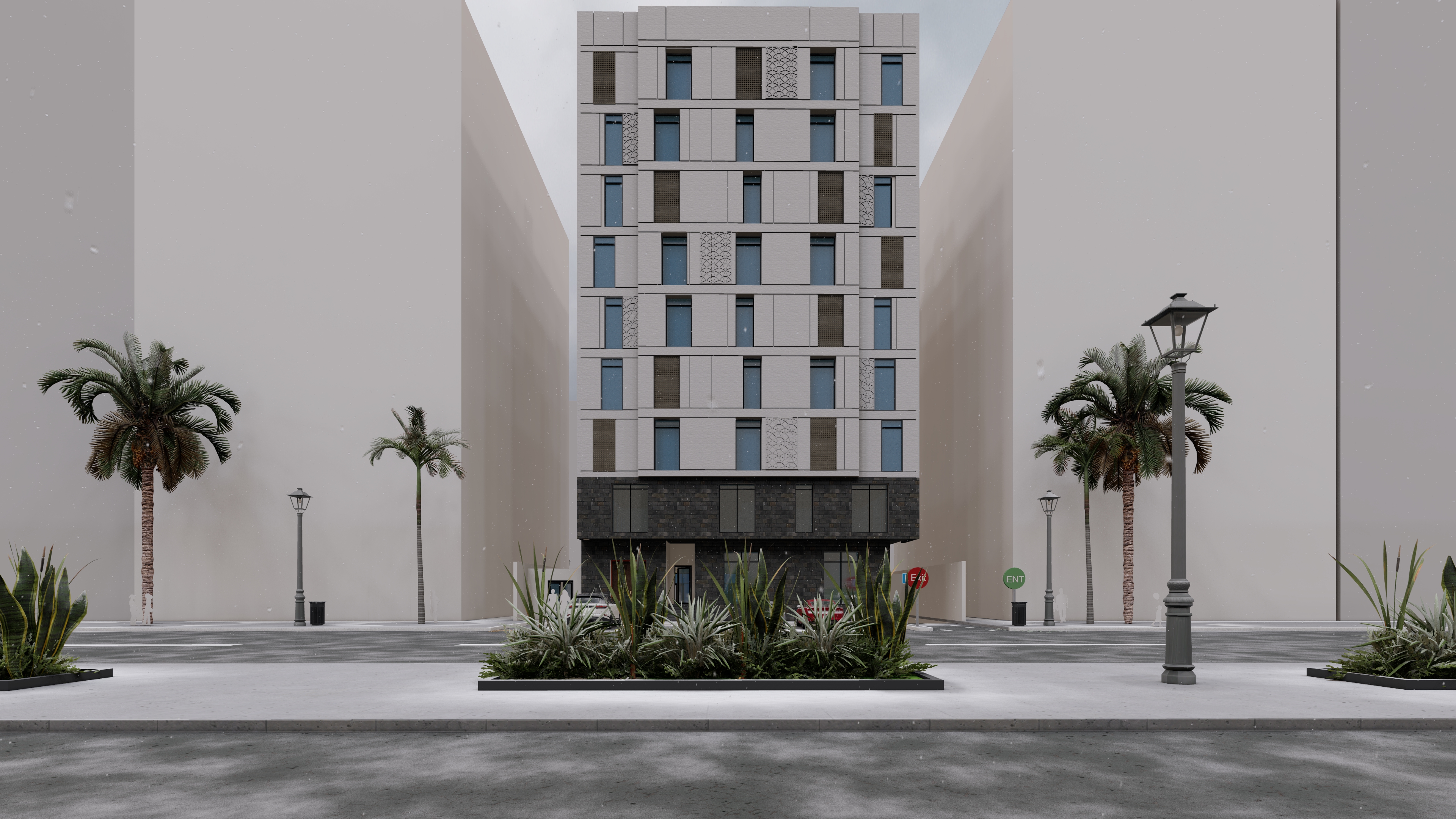 مبنى 8 أدوار | تجاري سكني