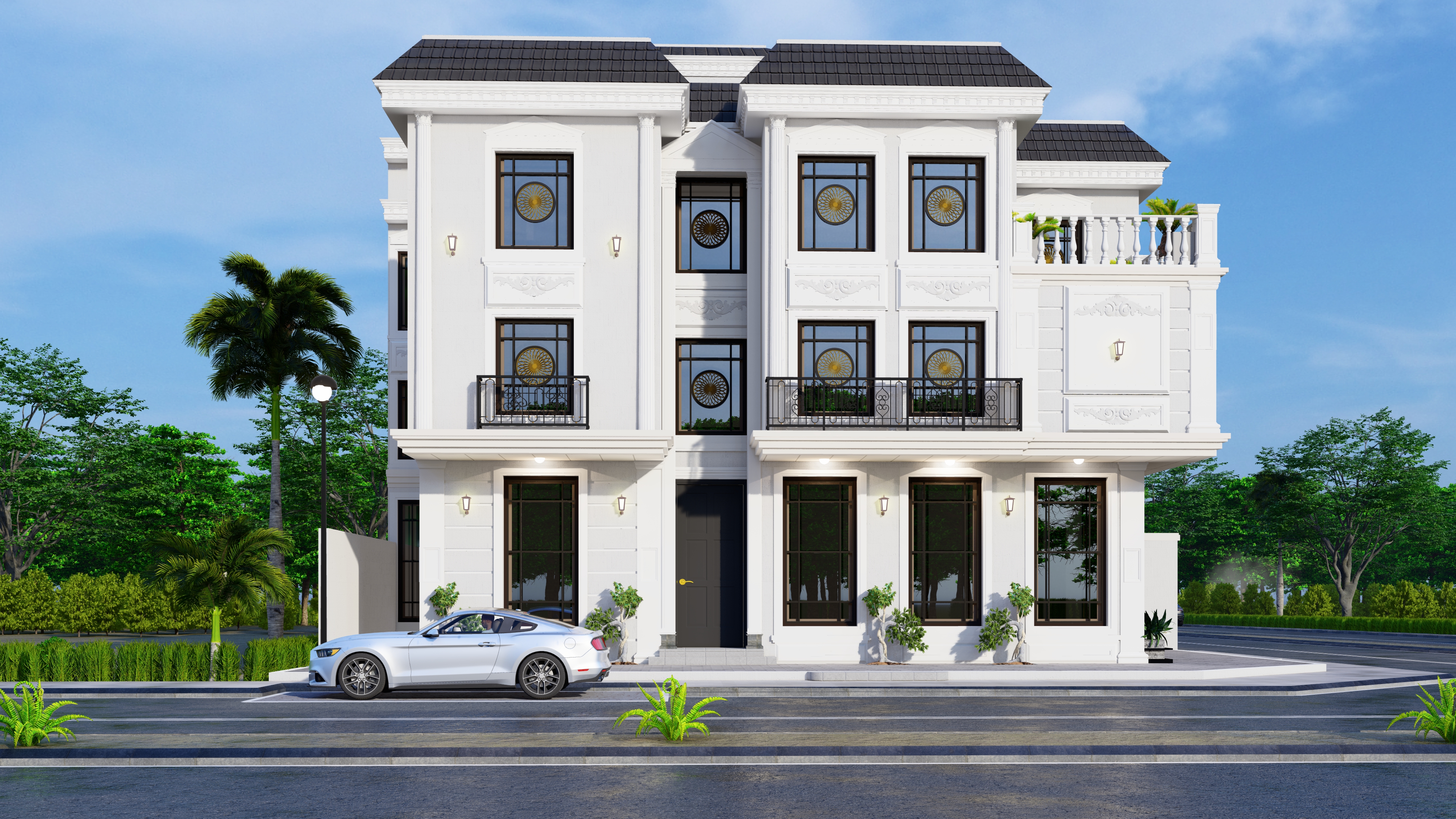 فيلا وشقق سكنية