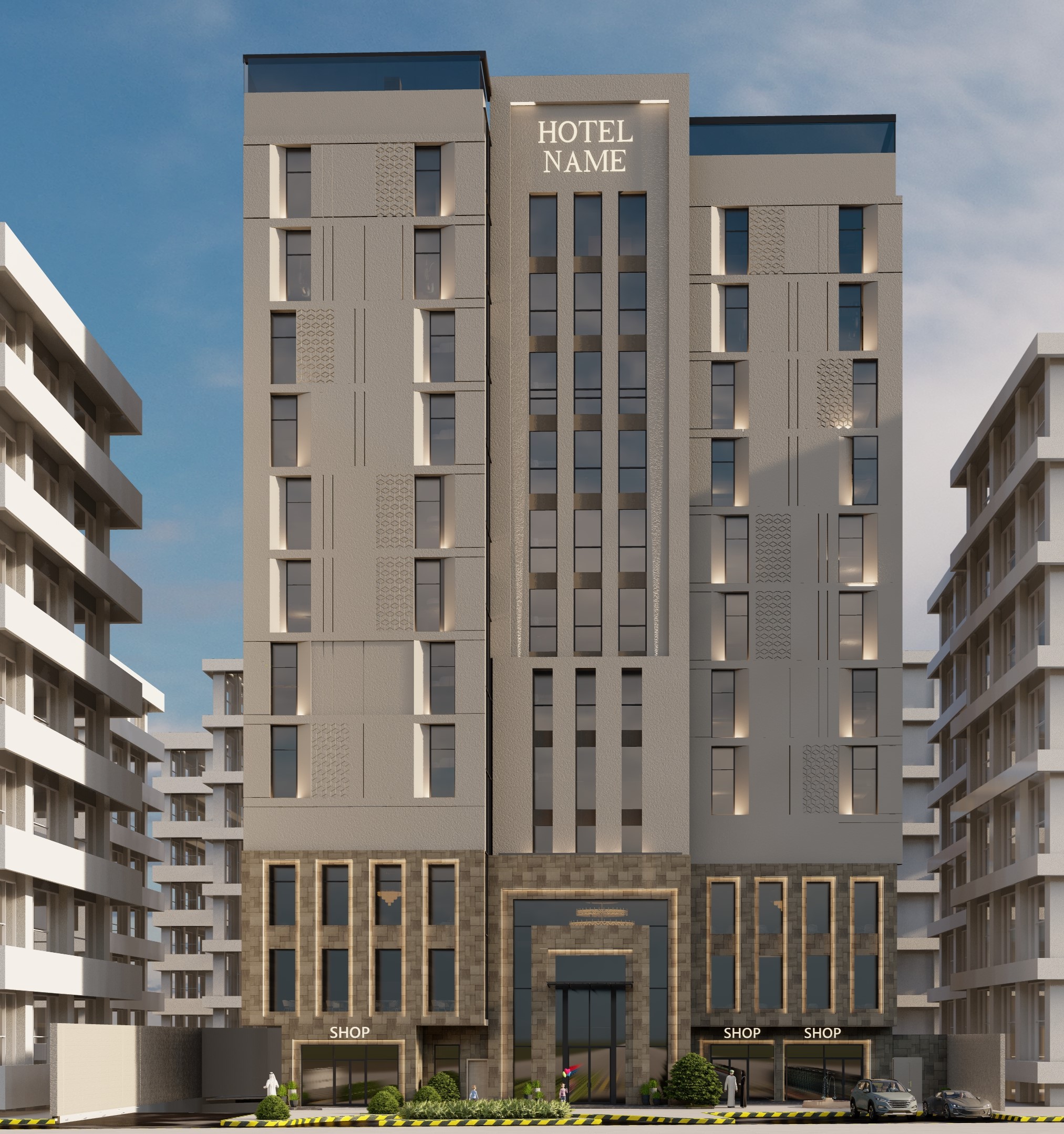  مبنى 10 أدوار | فندقي تجاري