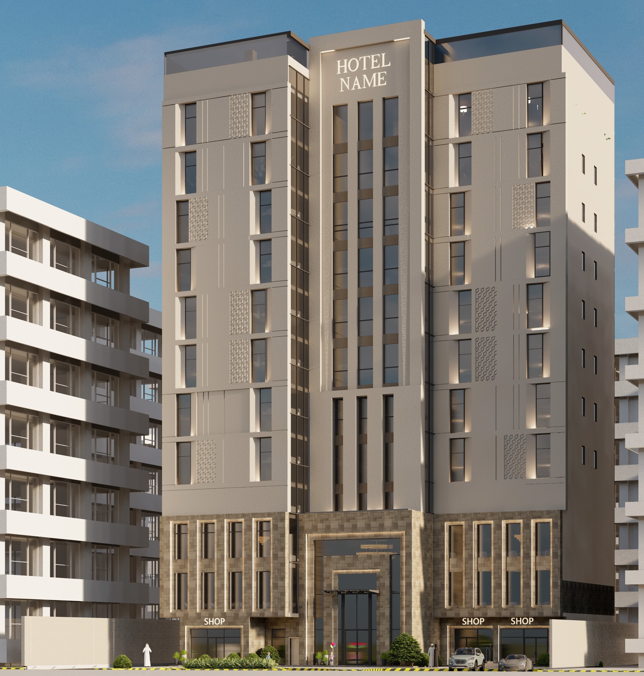  مبنى 10 أدوار | فندقي تجاري