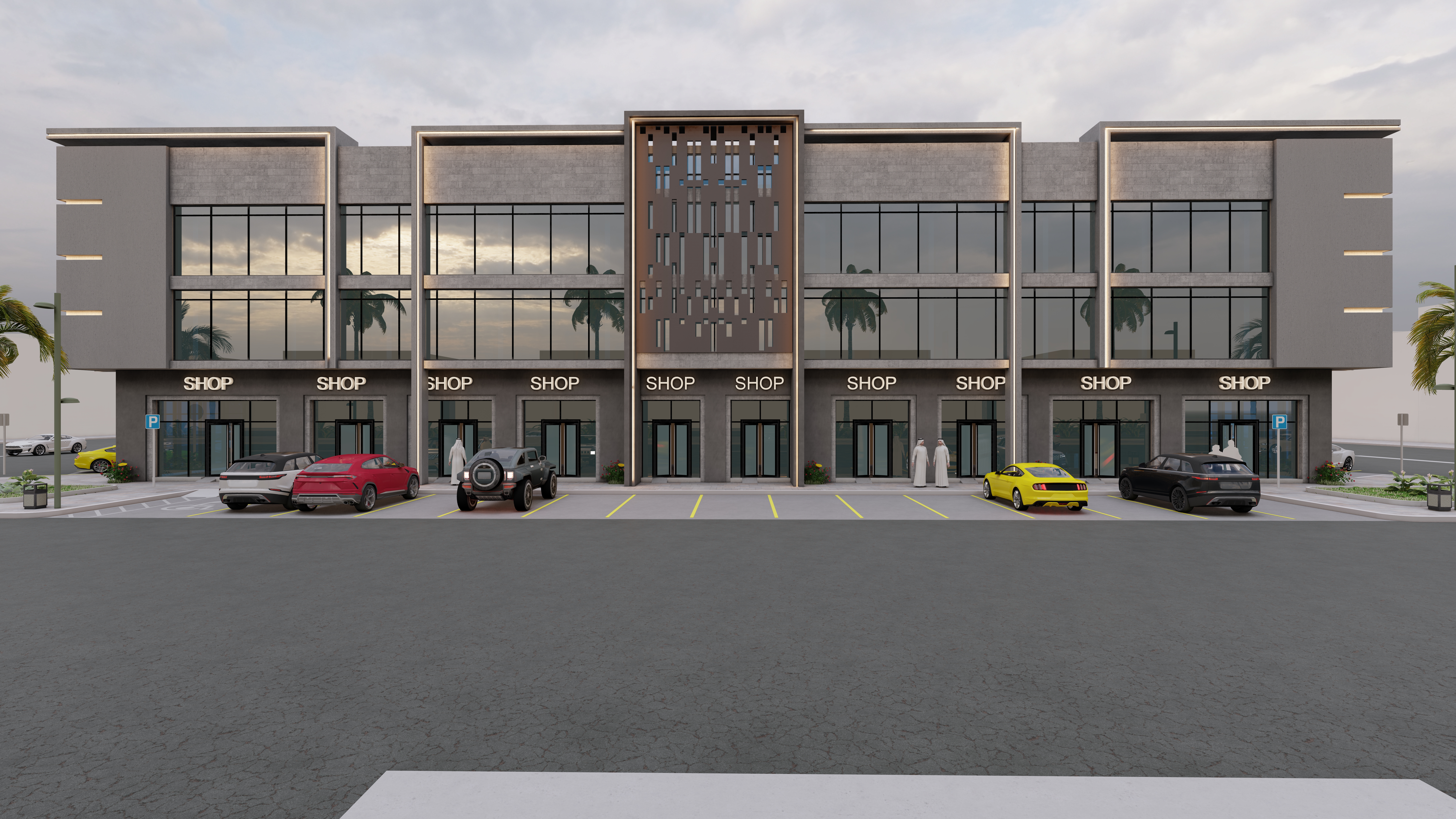 مبنى 4 أدوار | تجاري سكني