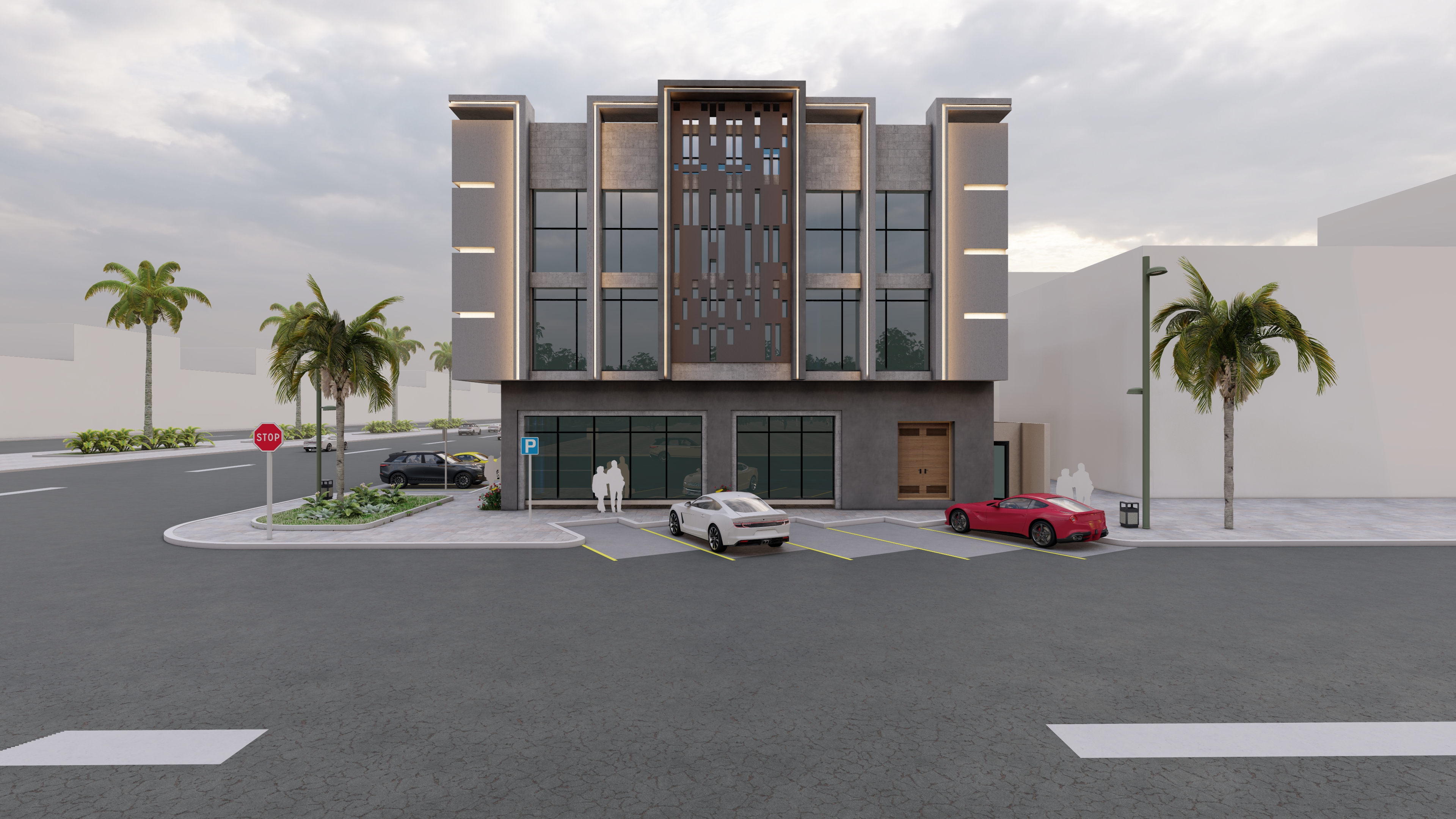 مبنى 4 أدوار | تجاري سكني