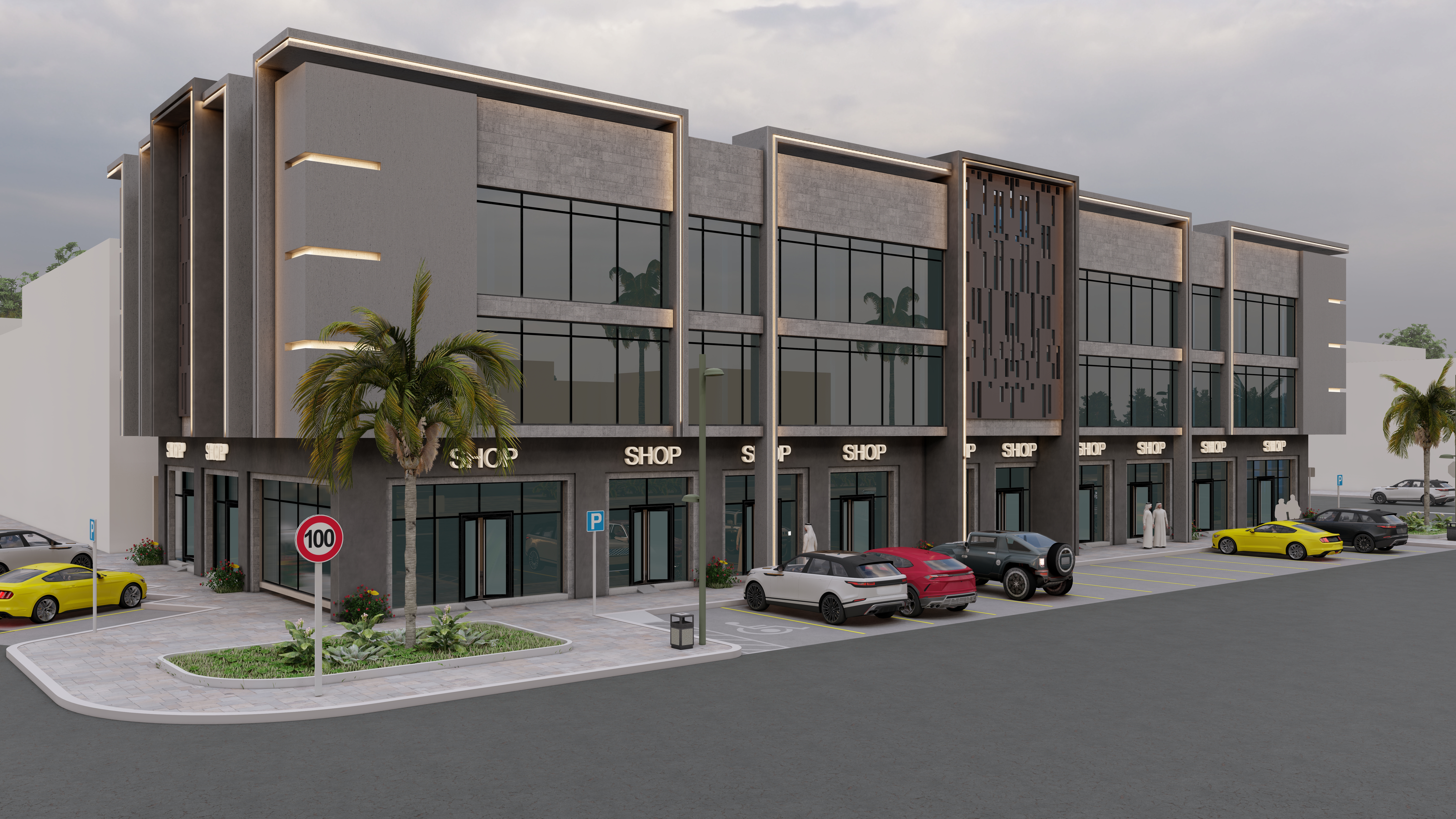 مبنى 4 أدوار | تجاري سكني