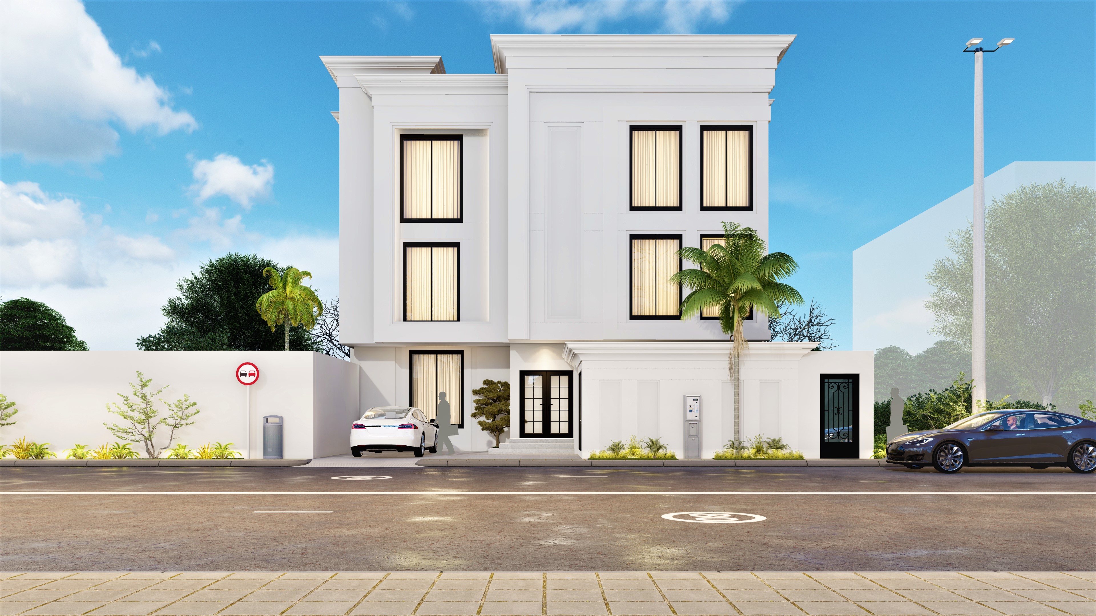 فيلا وشقق سكنية