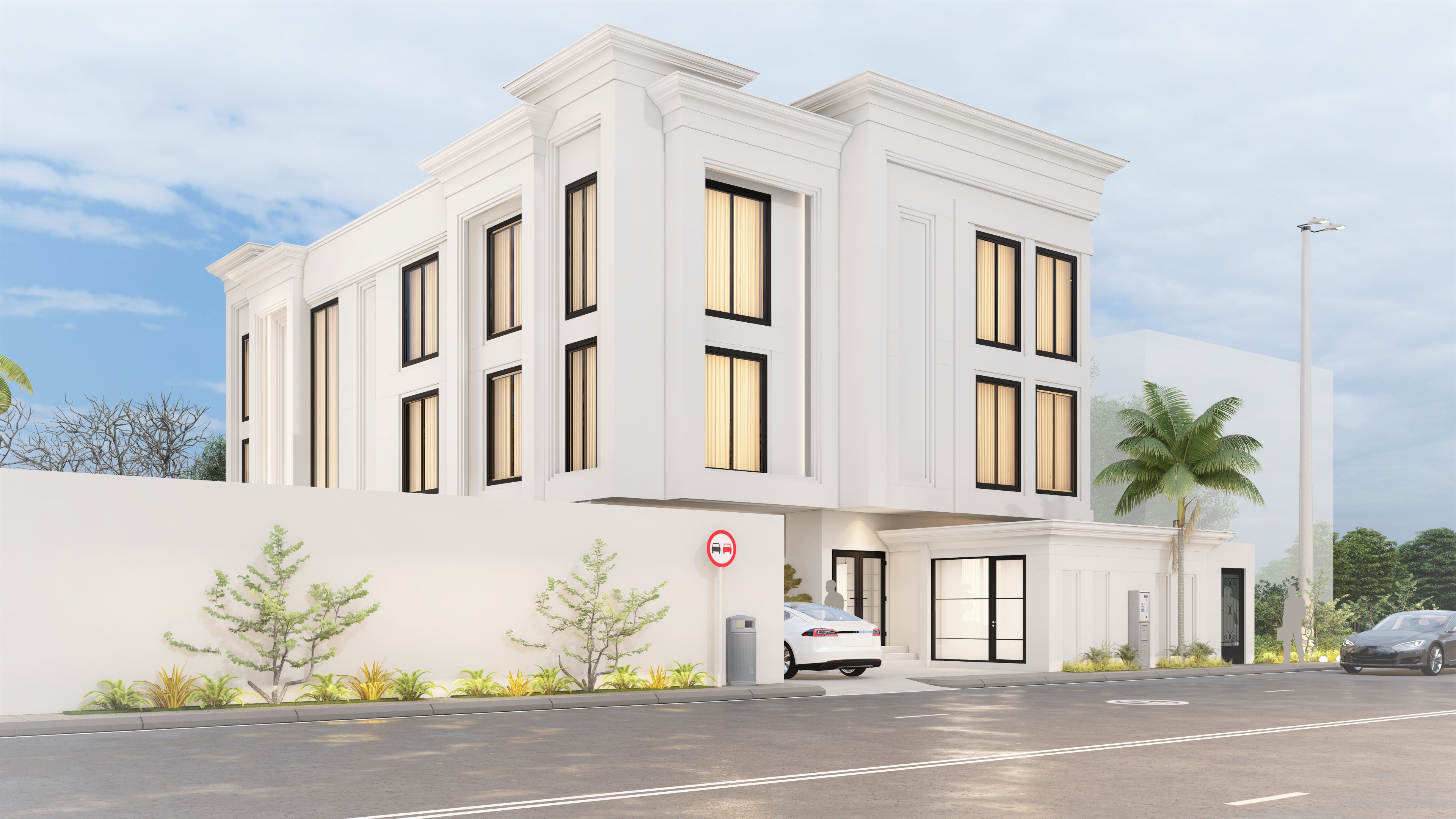 فيلا وشقق سكنية