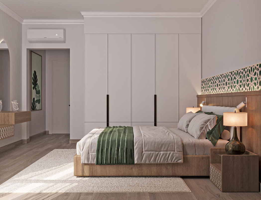 غرفة نوم فندقية