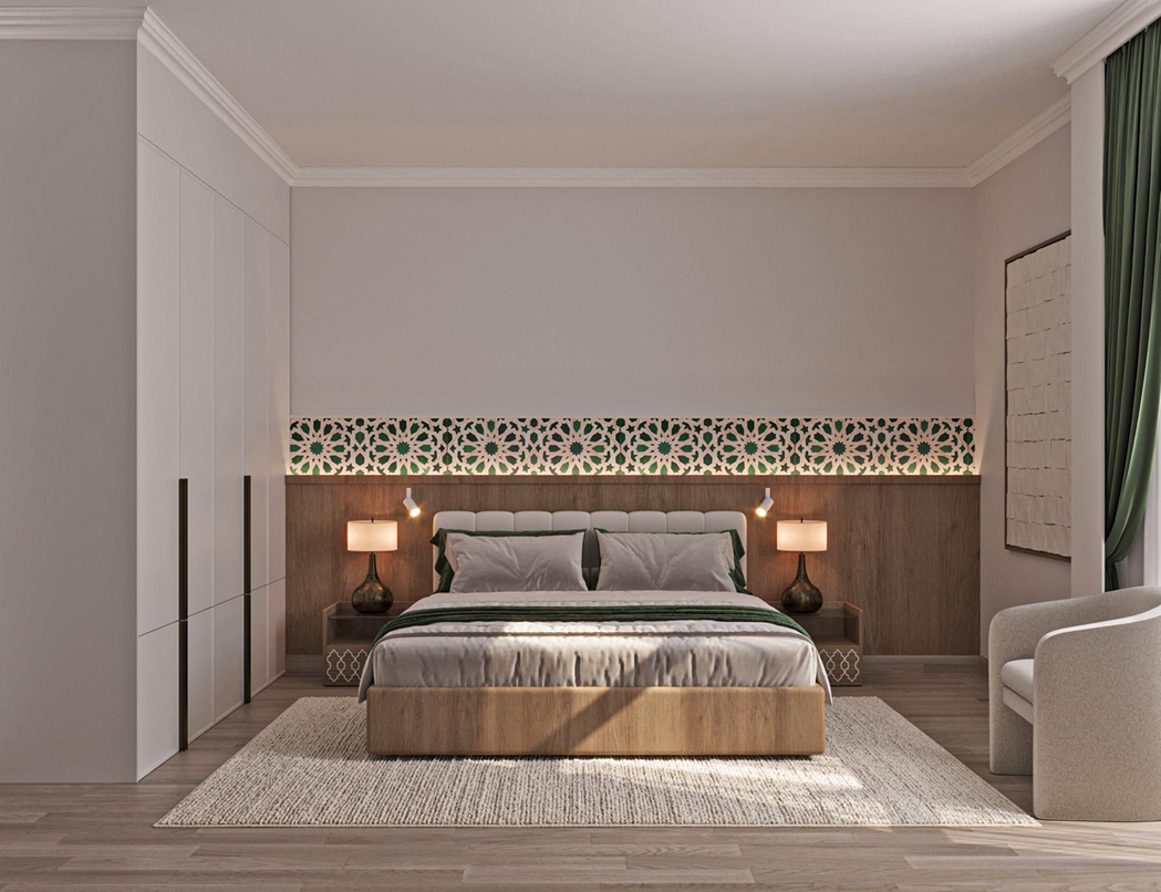 غرفة نوم فندقية