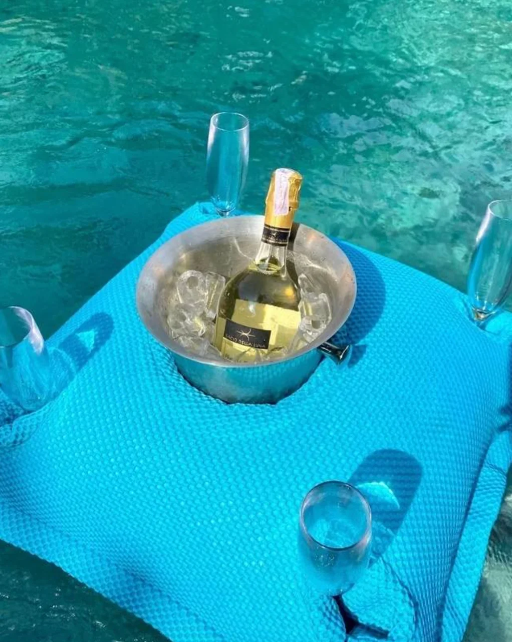 Pool Party Floating Cushion Tray - GREY