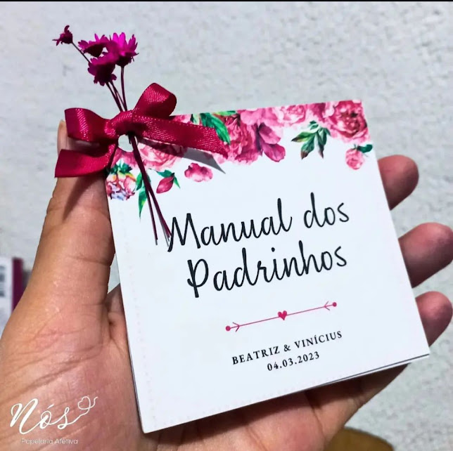Manual de Padrinhos com Flores