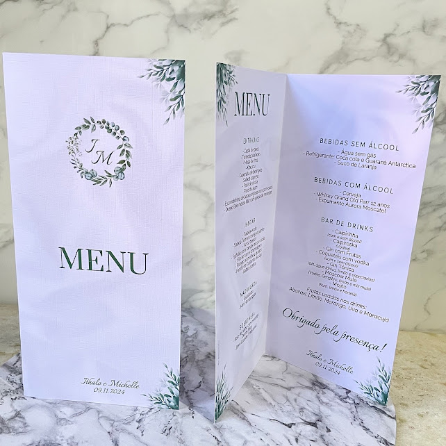 Menu Livreto