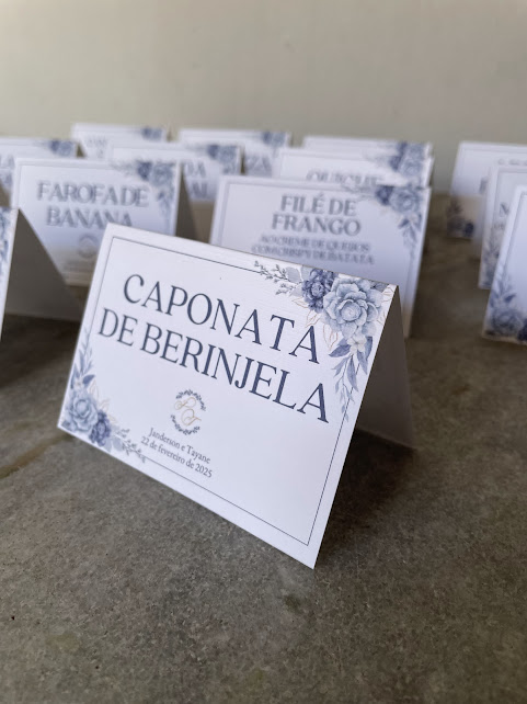 Mini Placa para Buffet