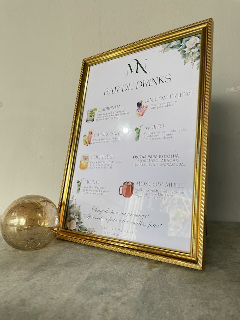 Moldura para Bar de Drinks