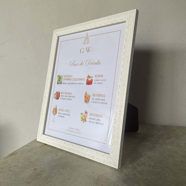 Moldura para Bar de Drinks