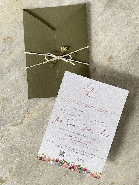 Convite Envelope Janela