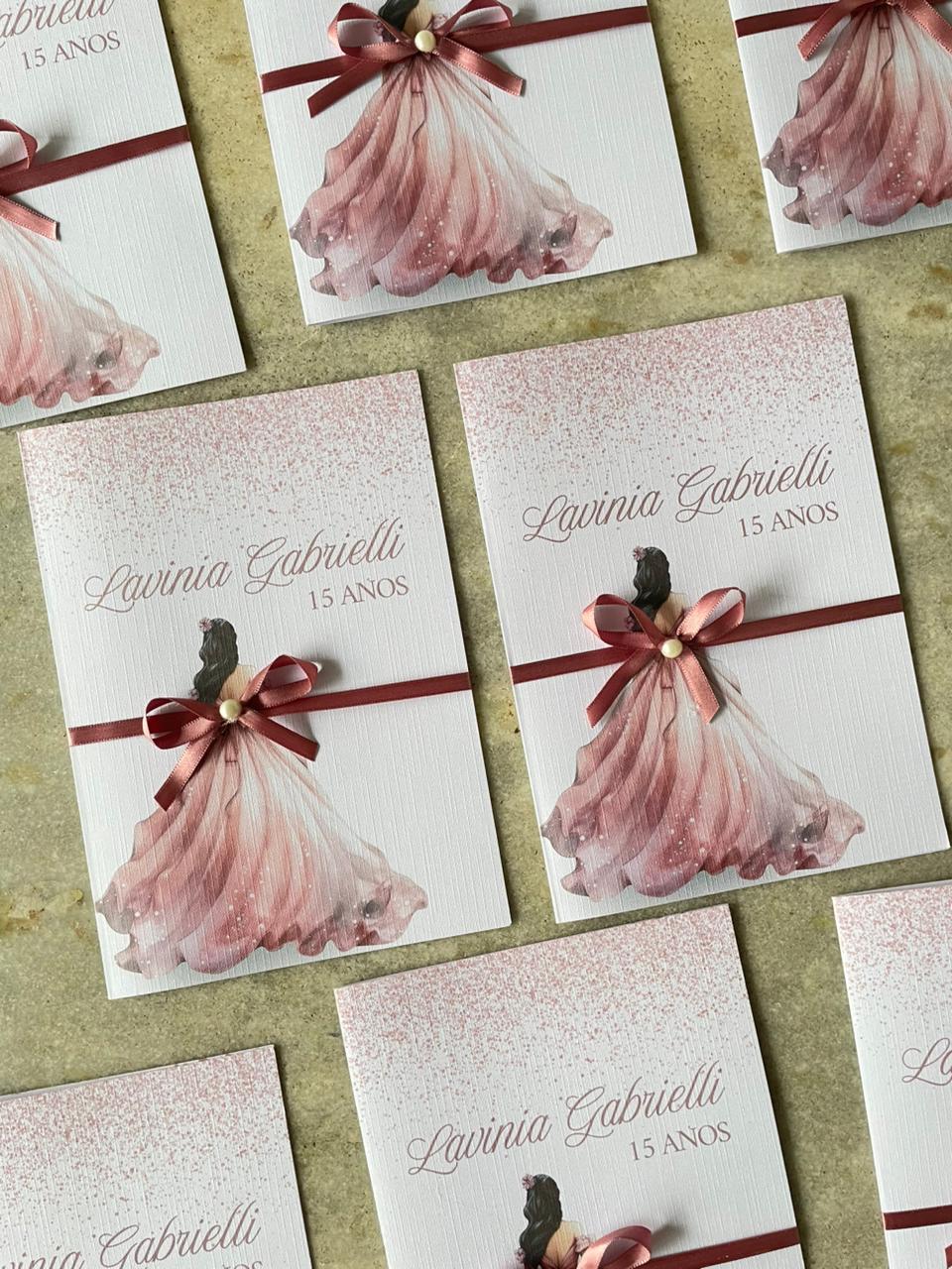 Convite Princesa Debutante