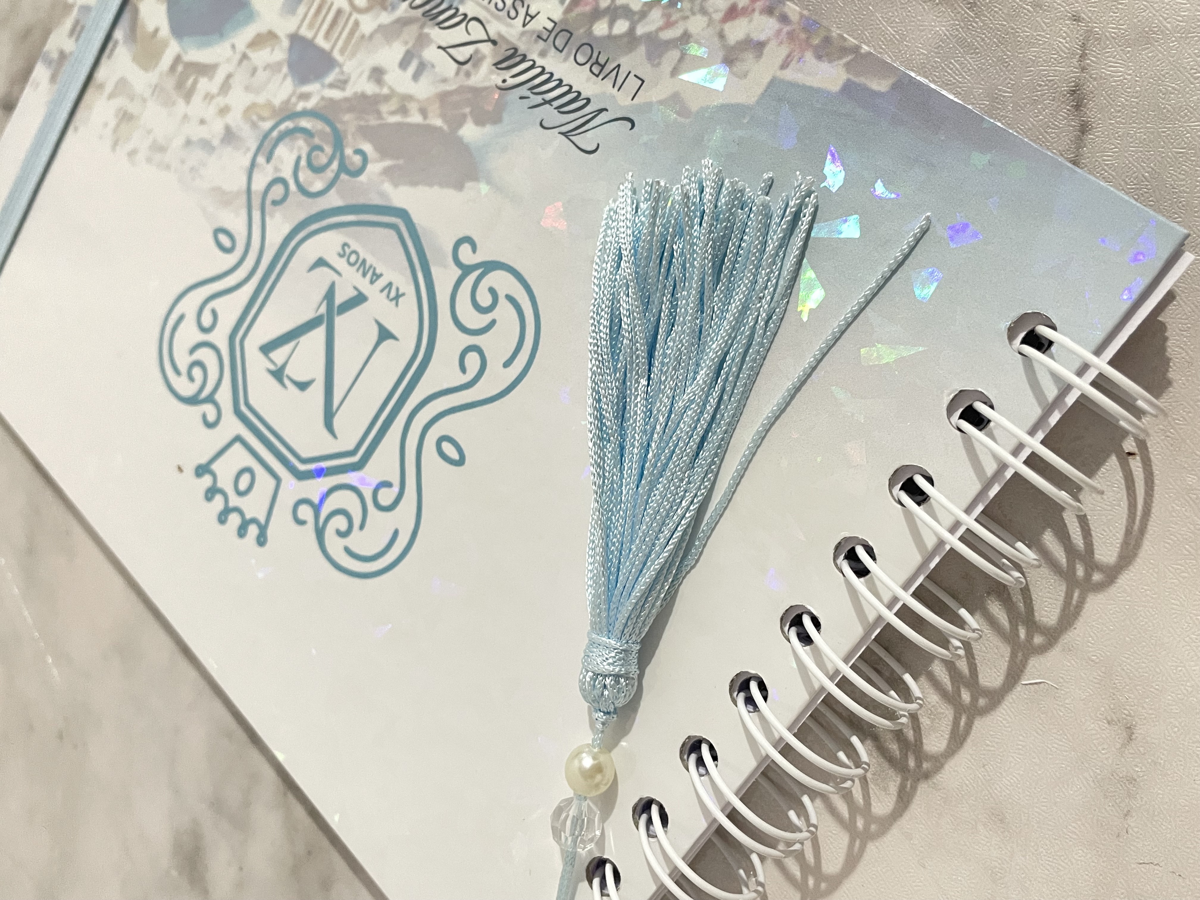 Livro Caderno de Assinaturas / Memórias 