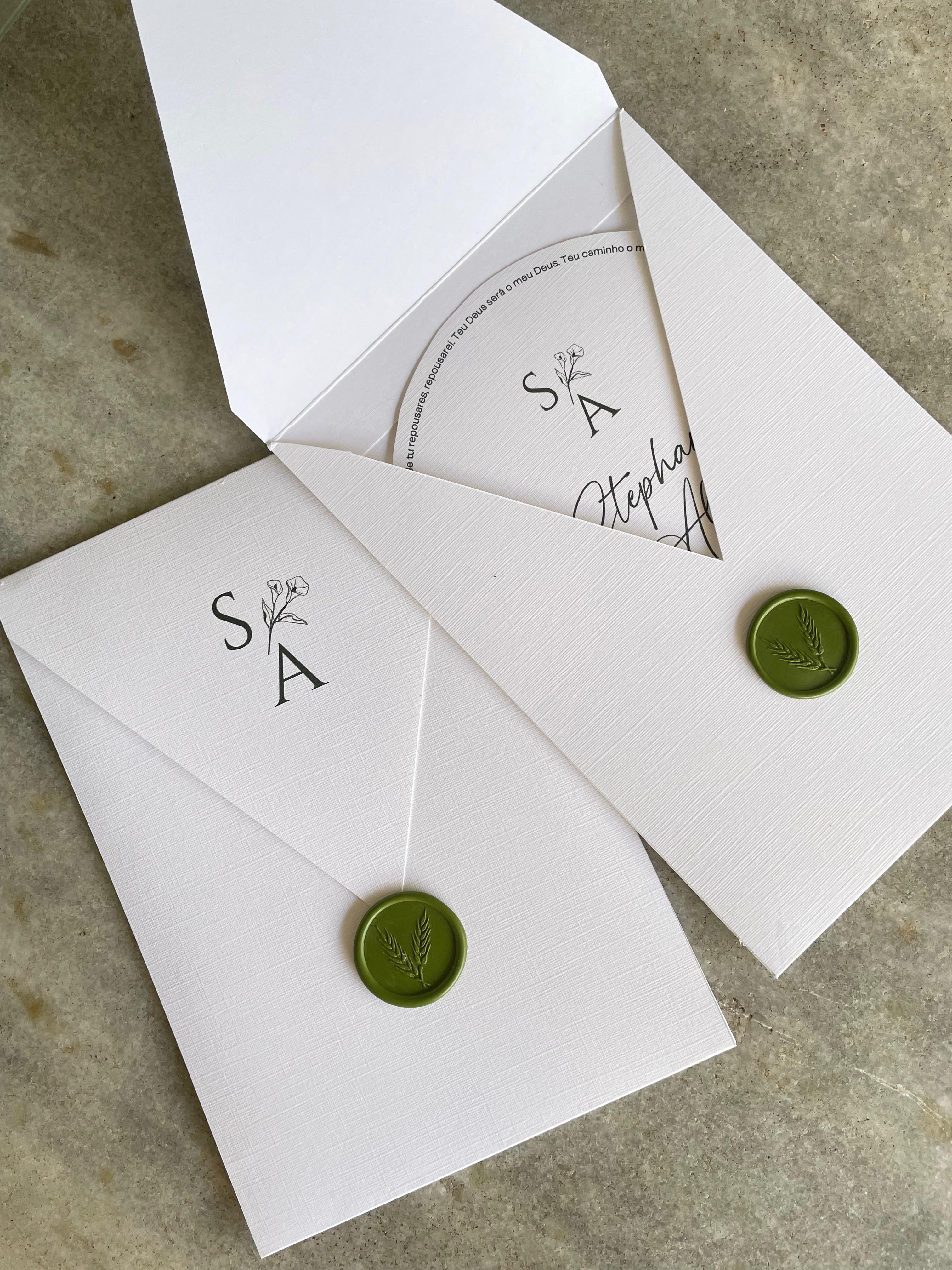 Convite Vertical Oval