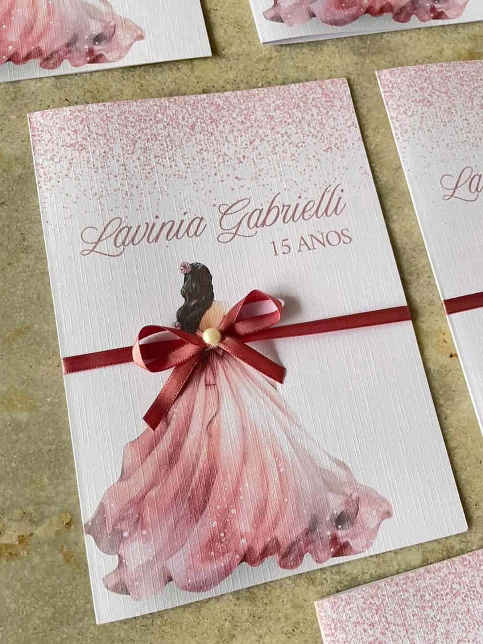 Convite Princesa Debutante