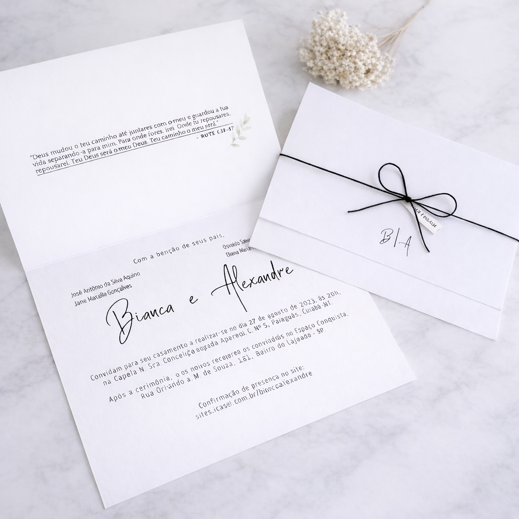Convite Bianca