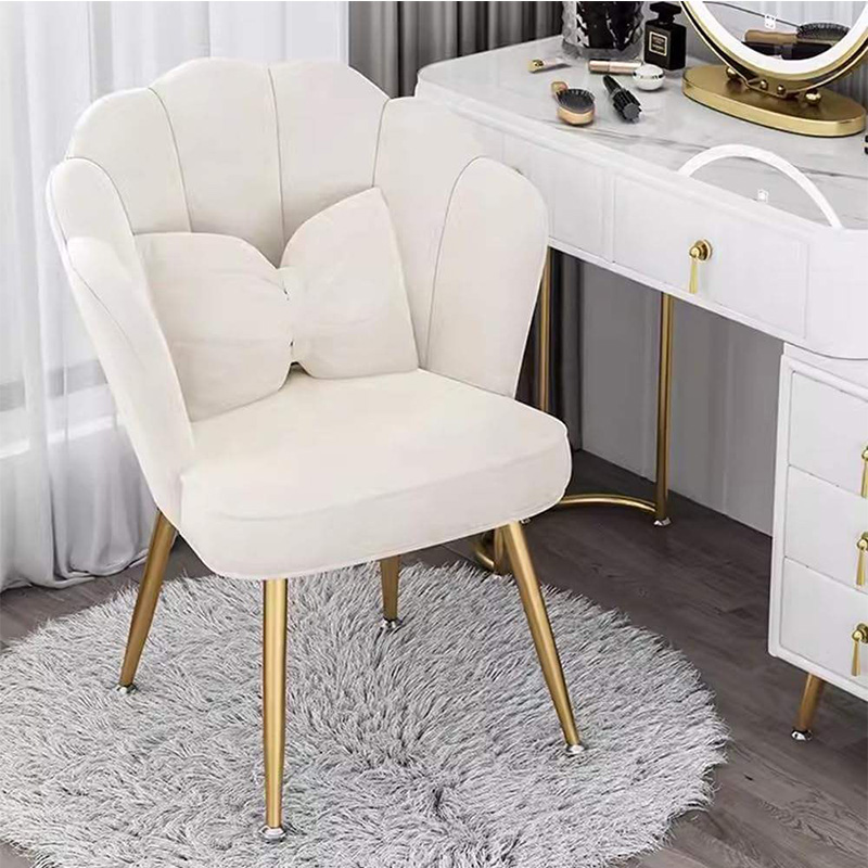 Elegant White Upholstered Chair