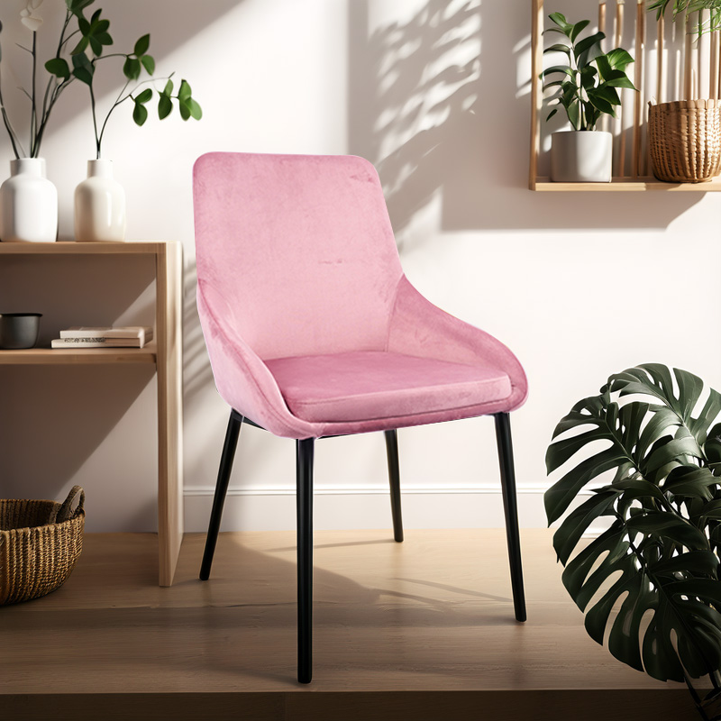 Pink Velvet Chair