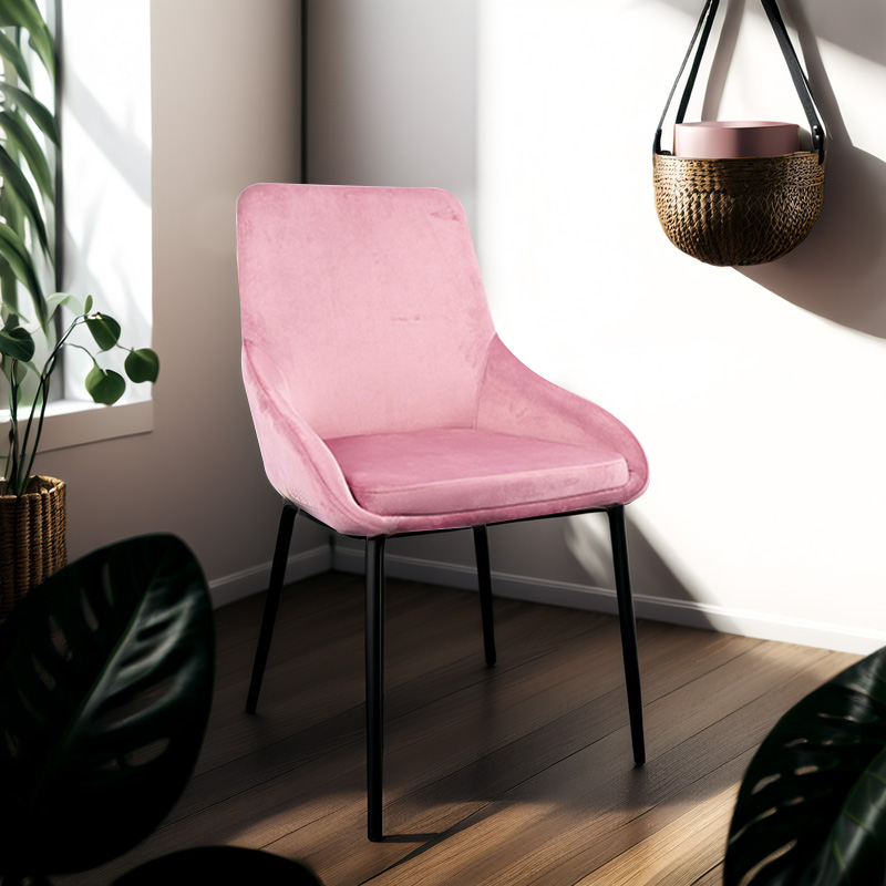 Pink Velvet Chair