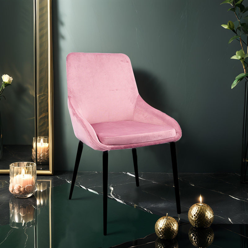 Pink Velvet Chair