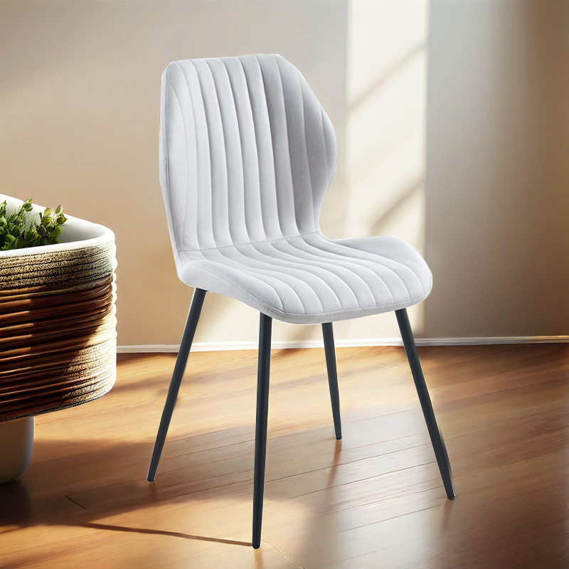 Modern Grey Upholstered Chair