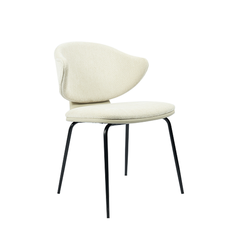 Modern White Accent Chair