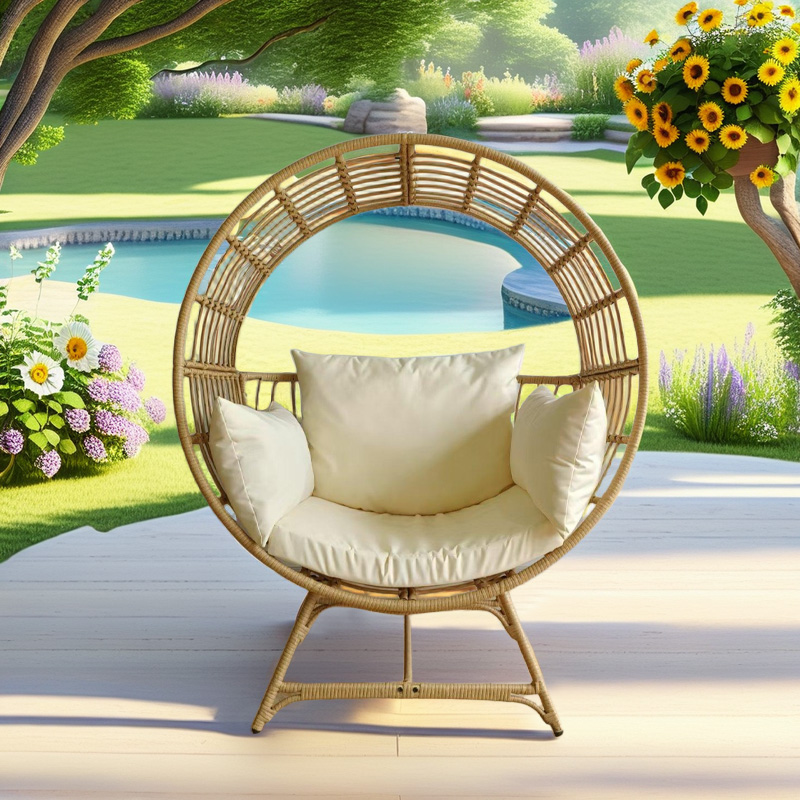 Round Rattan Chair