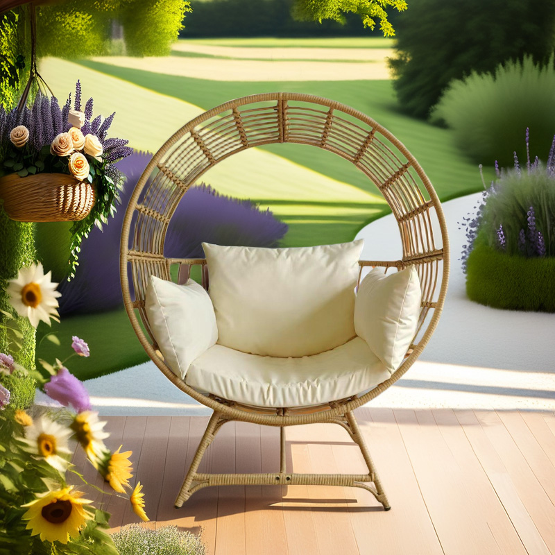 Round Rattan Chair