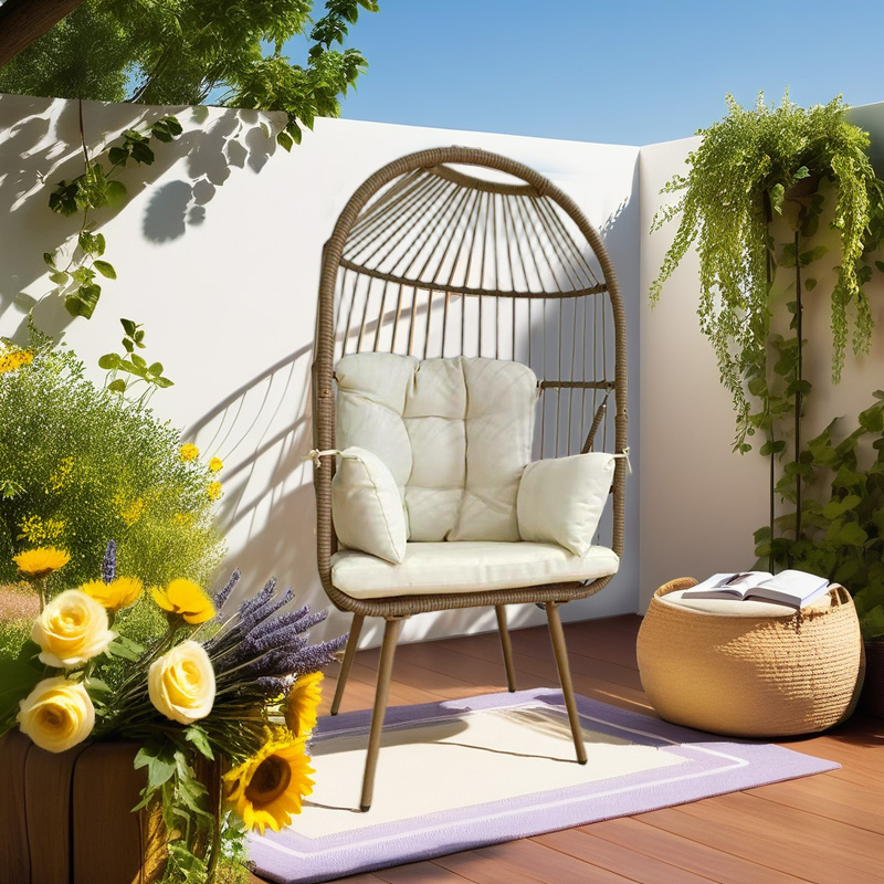 Wicker Egg Chair