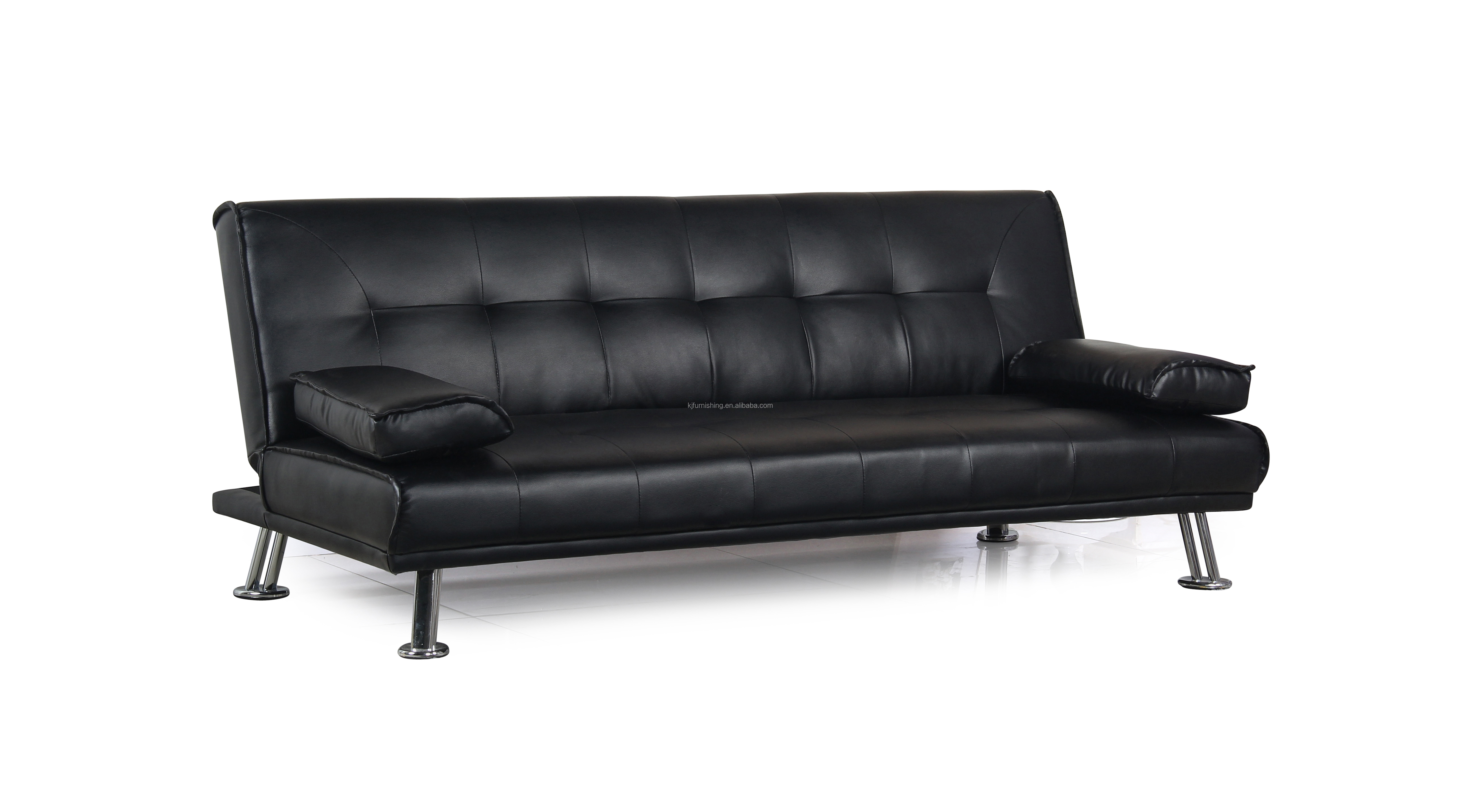 Black Leather Sofa