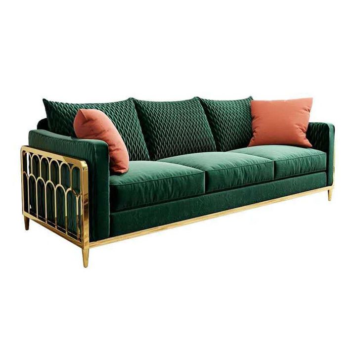 Luxurious Green Sofa