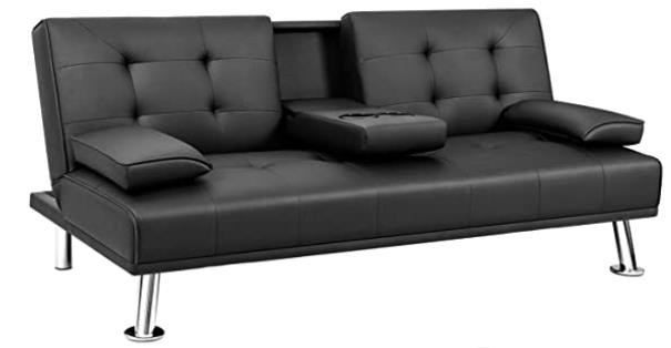 Convertible Leather Sofa
