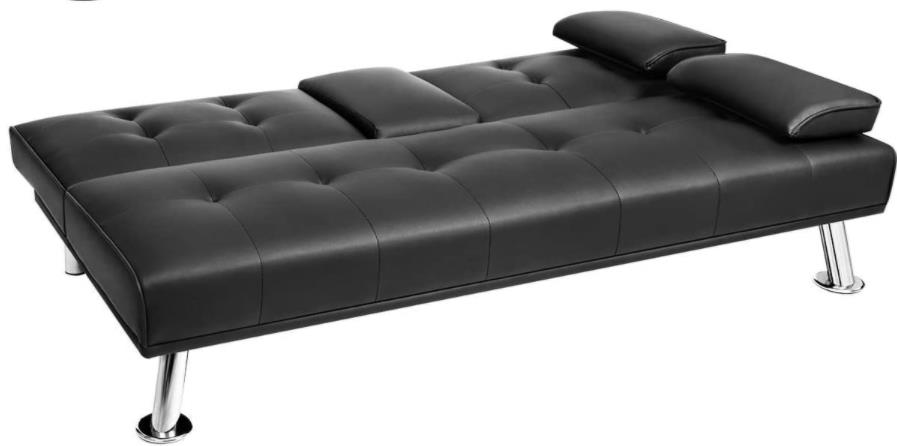 Convertible Leather Sofa