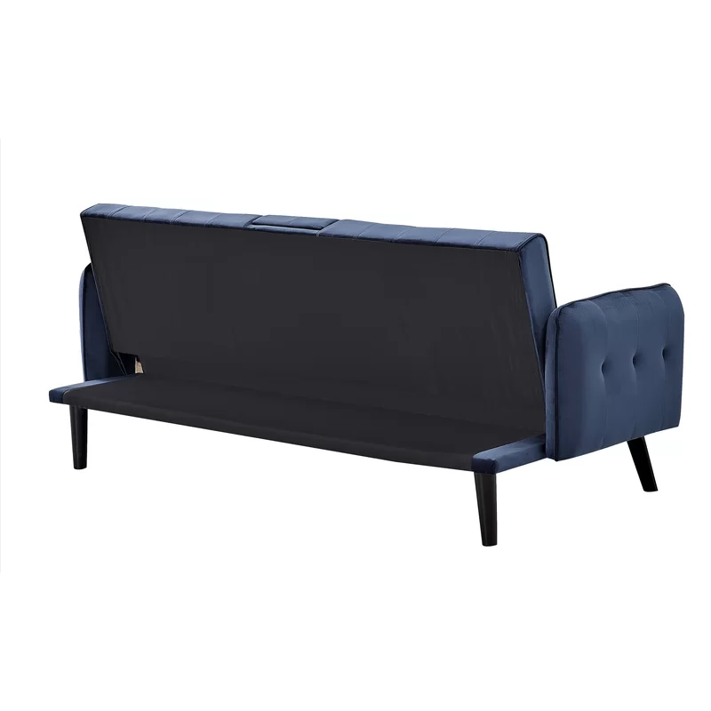Navy Blue Convertible Sofa