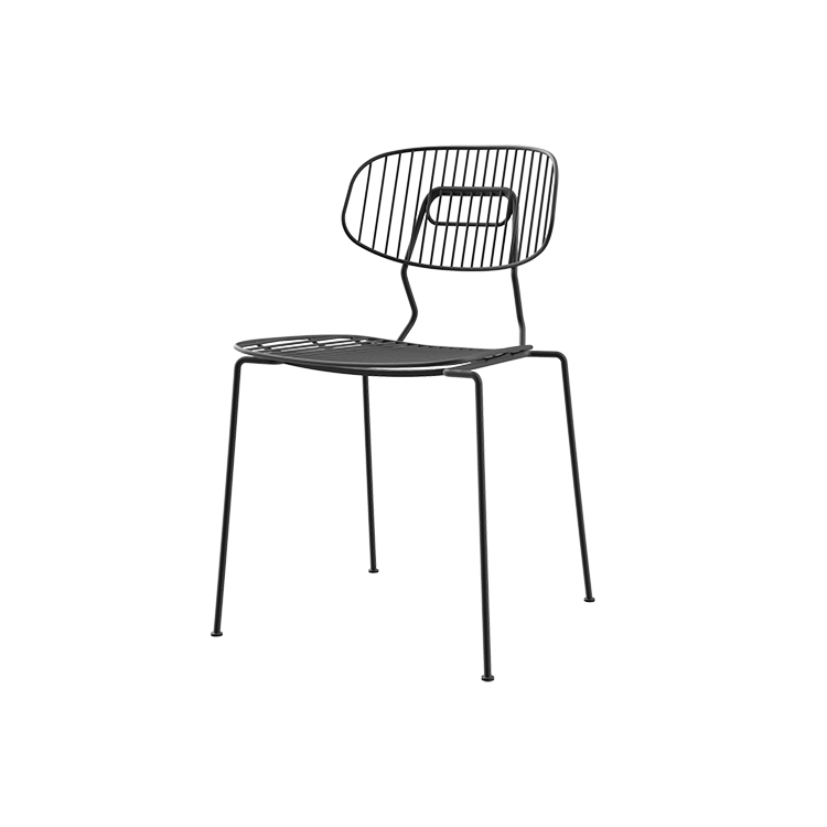 Red Wire Frame Chair