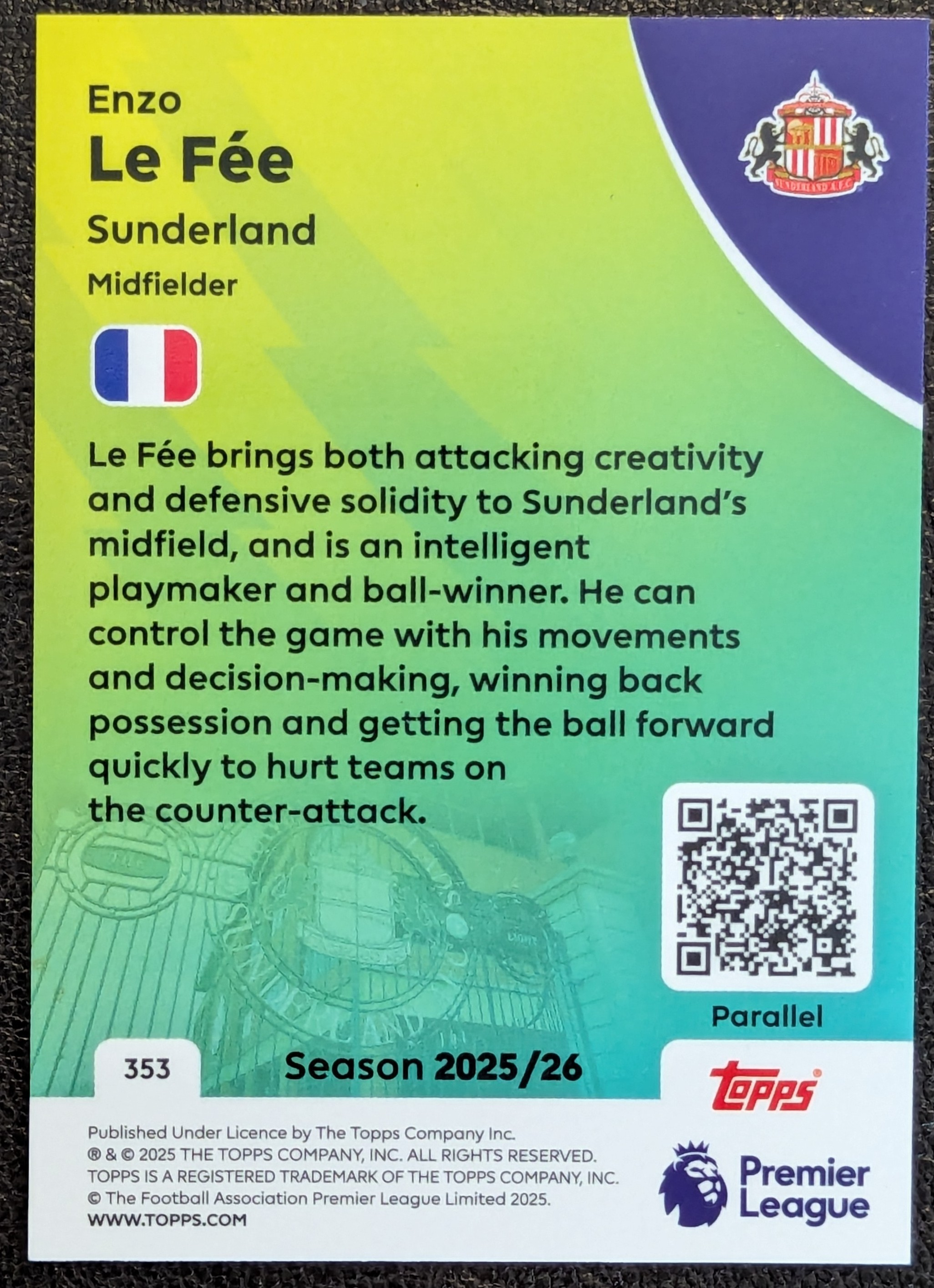 Enzo Le Fee (2025/26)